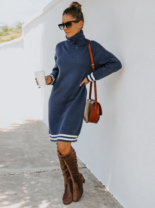 Turtleneck Sweater Dress