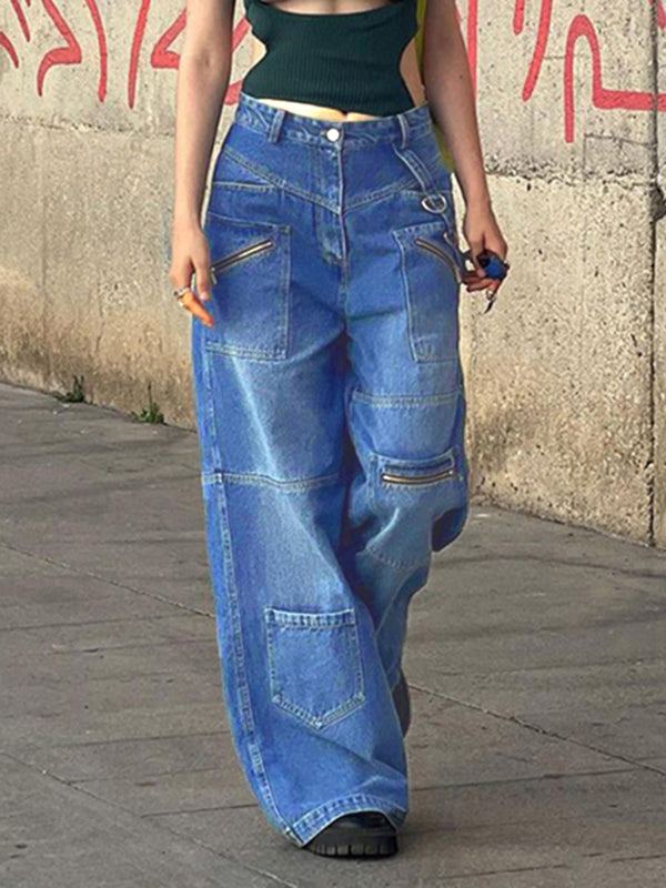 Cargo Super Baggy Leg Jeans