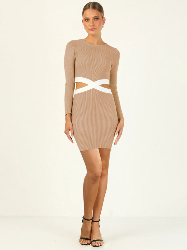 Cut Out Knitted Dress