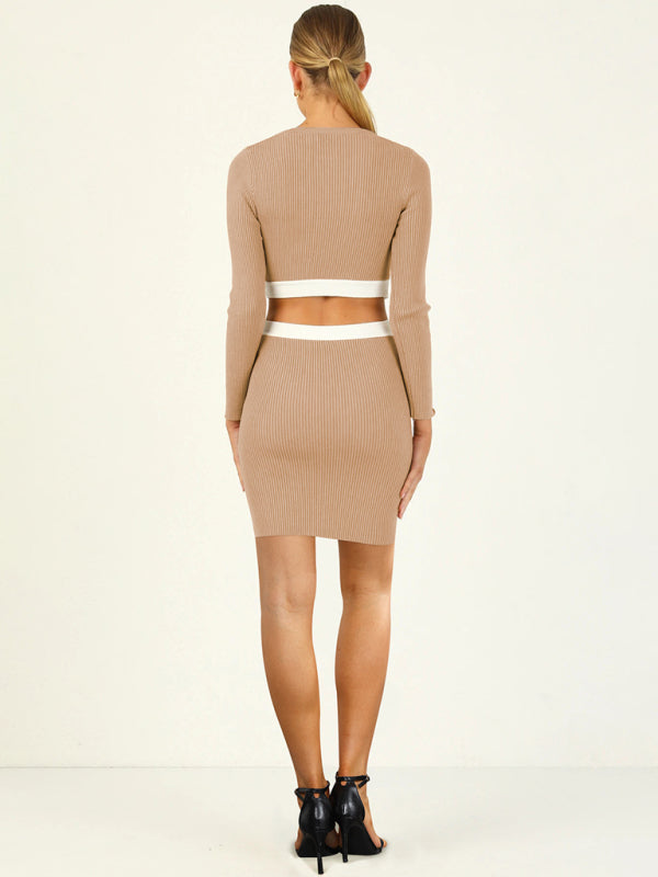 Cut Out Knitted Dress