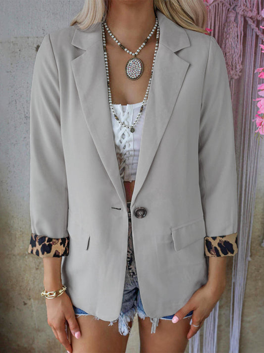 Roll Sleeve Blazer