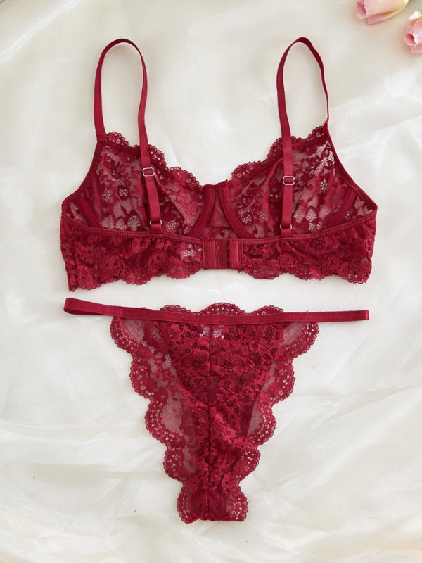 Lace Panty Lingerie Set