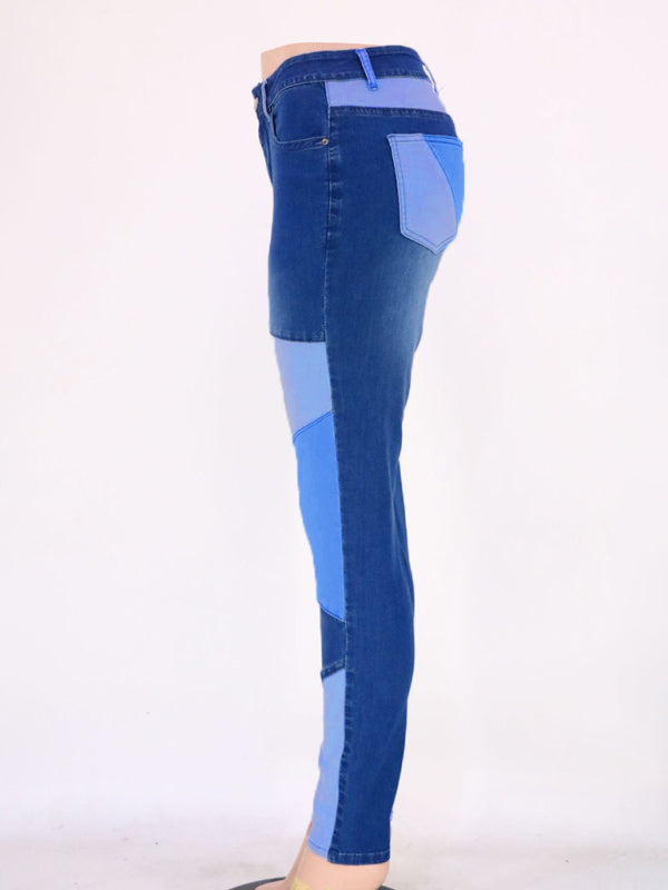 Two Tone Skinny Jeans