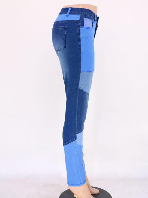 Two Tone Skinny Jeans