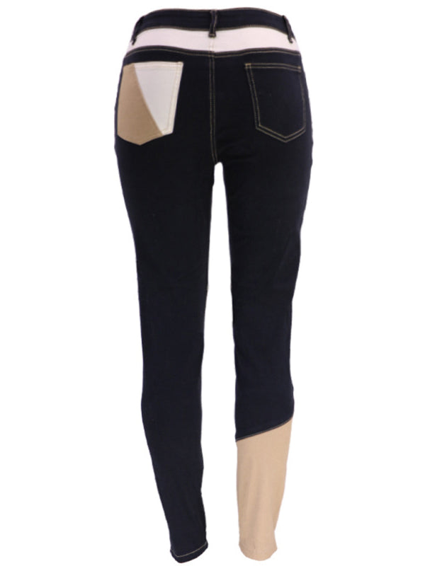 Two Tone Skinny Jeans