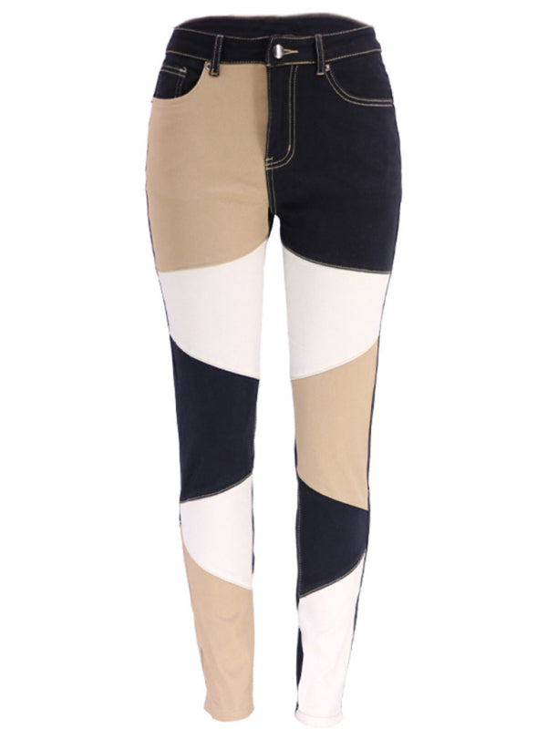 Two Tone Skinny Jeans