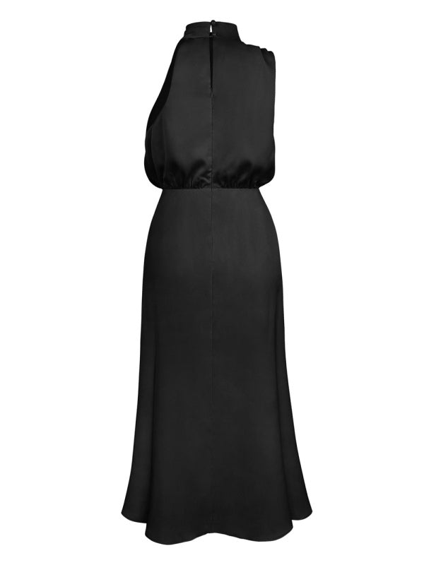 Halter Neck Midi Dress