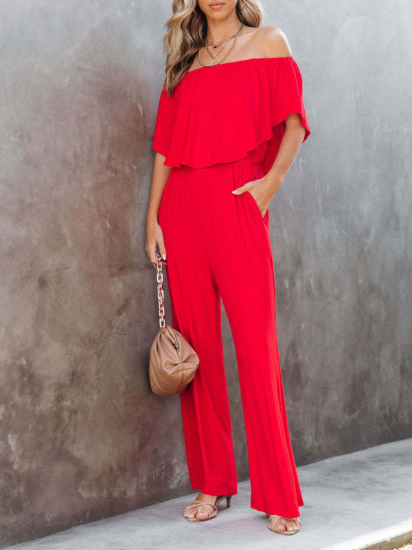 Off-The-Shoulder Jumpsuit