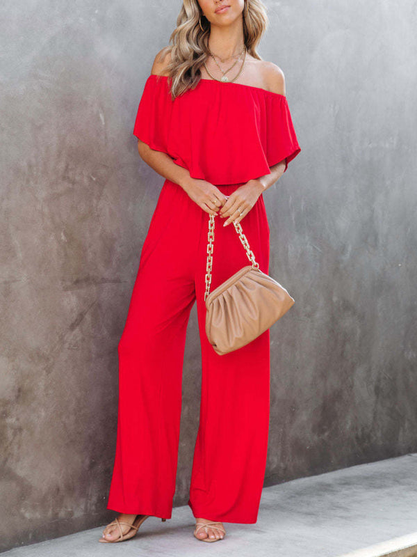 Off-The-Shoulder Jumpsuit