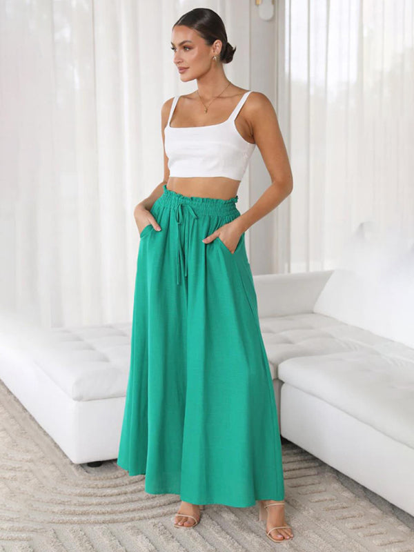 Haven Drawstring Wide Leg Pants