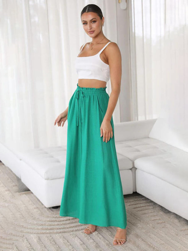 Haven Drawstring Wide Leg Pants