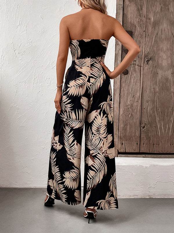 Tube Top Wide Leg Jumpsuit