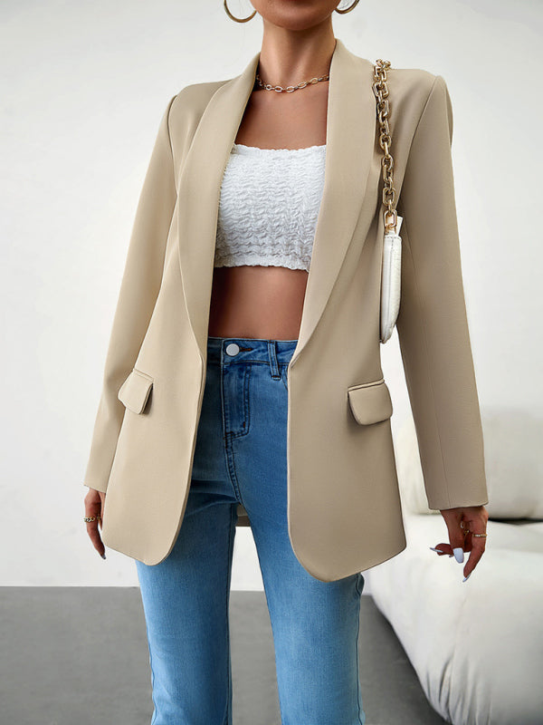 Classic Open Front Blazer