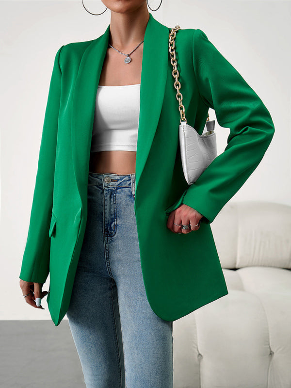 Classic Open Front Blazer