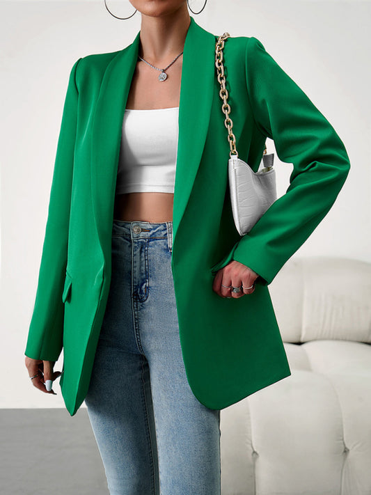 Classic Open Front Blazer