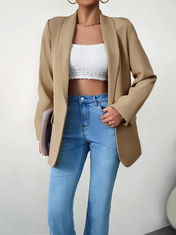 Classic Open Front Blazer