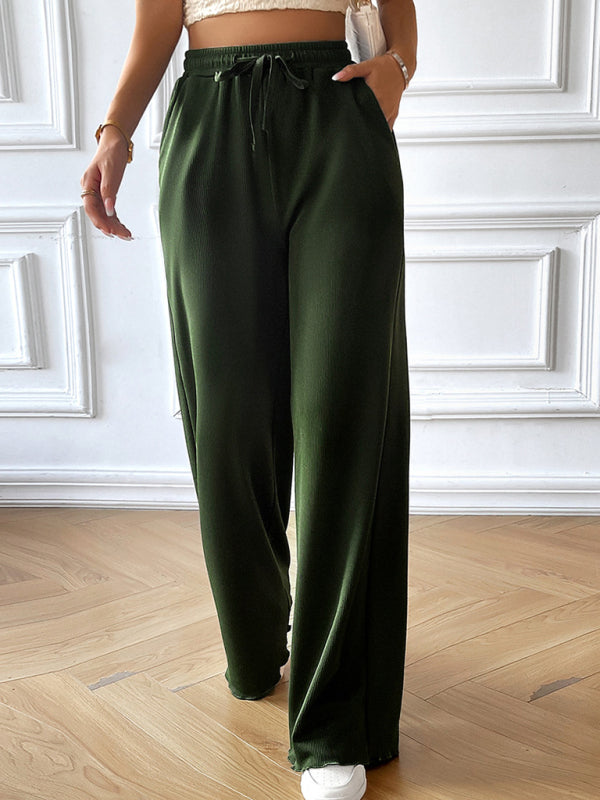 Scallop Hem Pull-On Pants