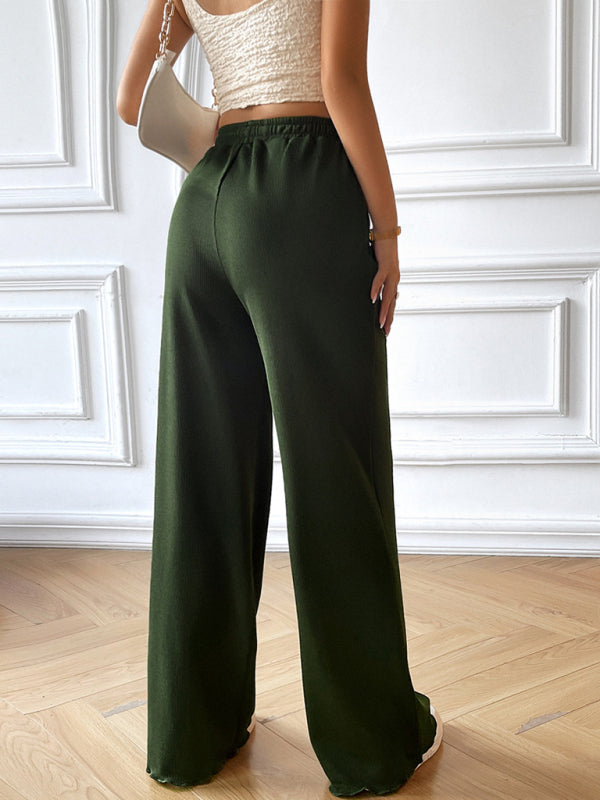 Scallop Hem Pull-On Pants