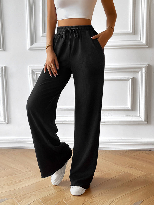 Scallop Hem Pull-On Pants