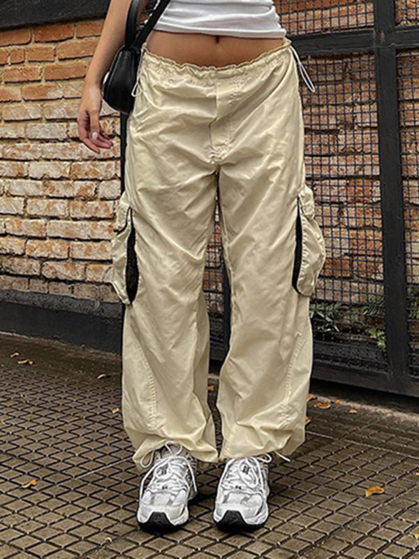 Drawstring Parachute Field Pants