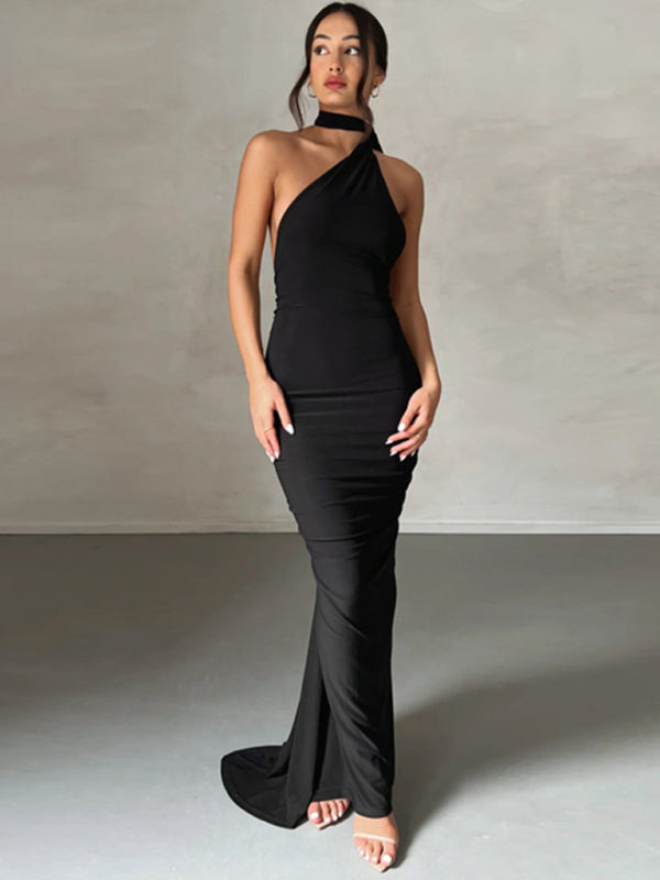 Draped Sash Dress