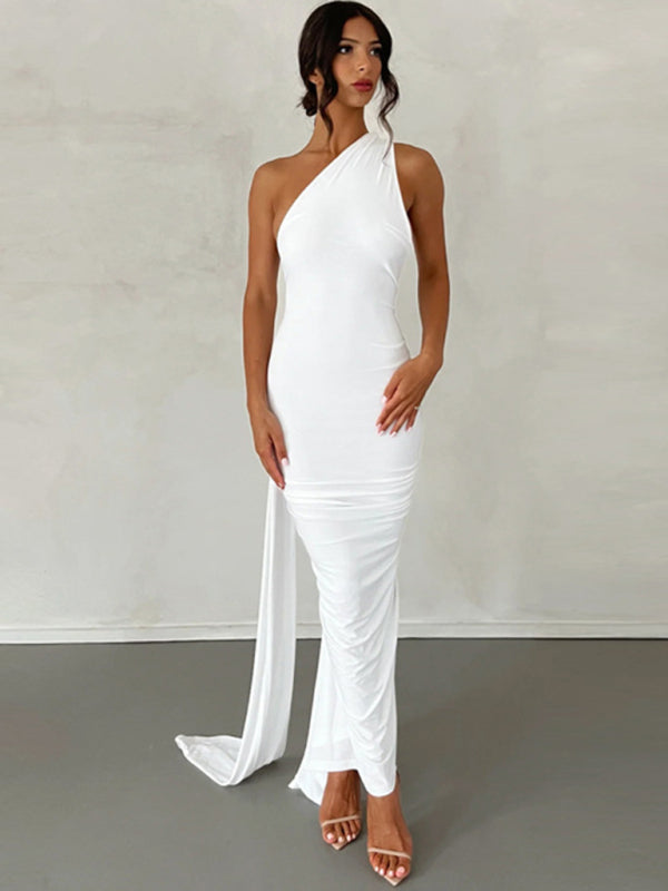 Draped Sash Dress