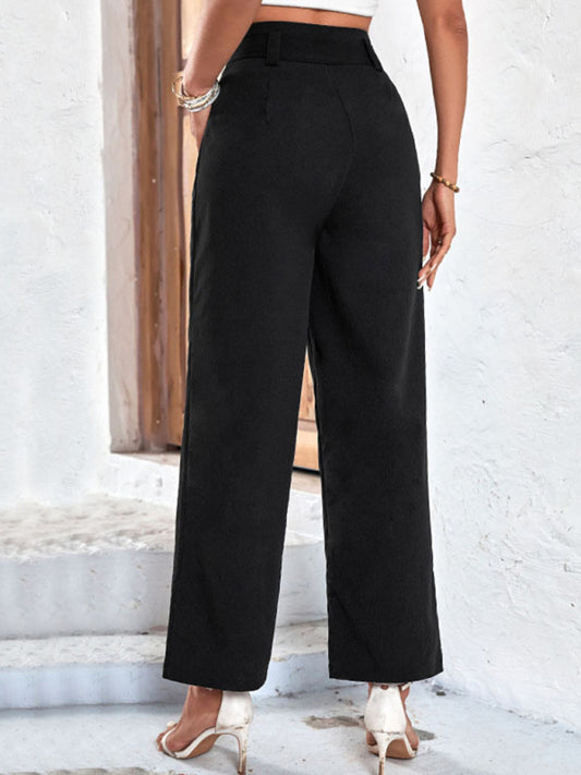 Tie-Waist Cropped Pants