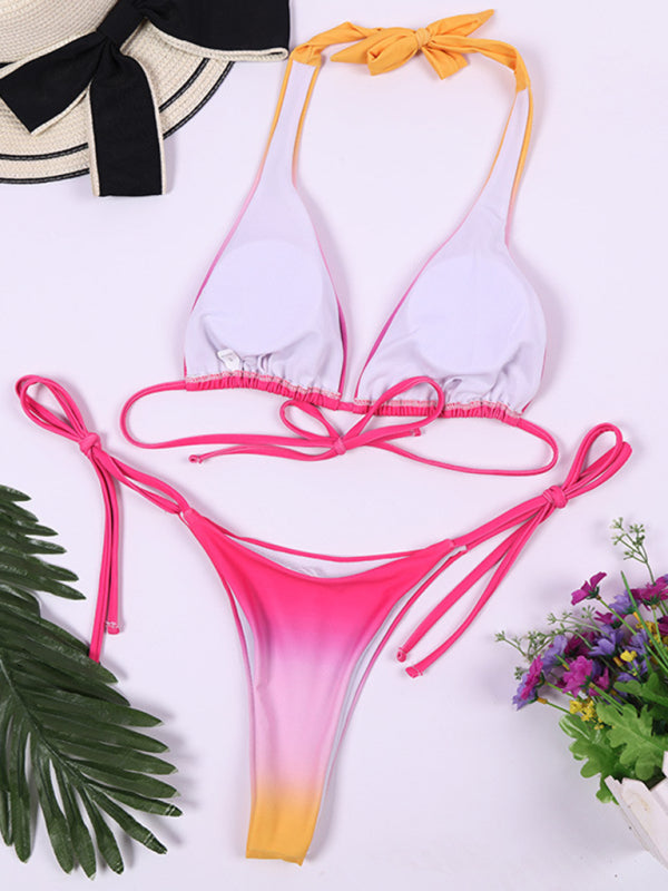 Multi Gradient Bikini Set