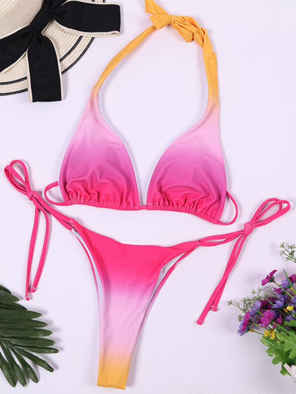 Multi Gradient Bikini Set