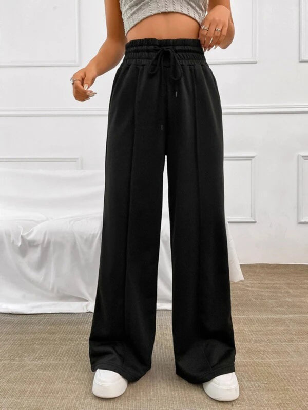 High Rise Wide Leg Sweatpants