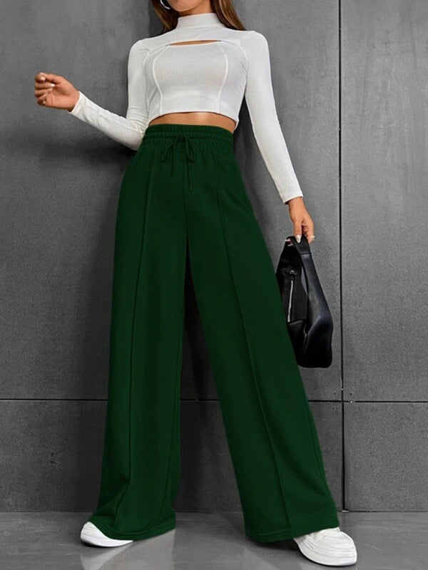 High Rise Wide Leg Sweatpants