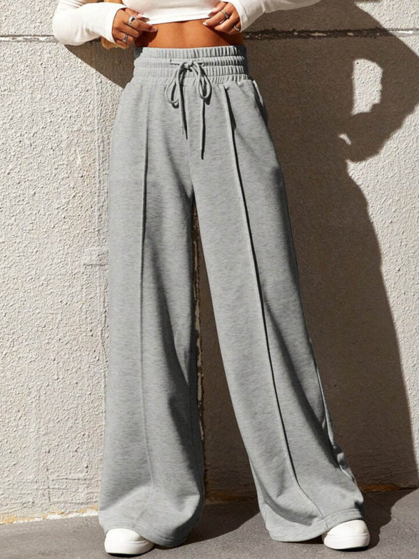 High Rise Wide Leg Sweatpants