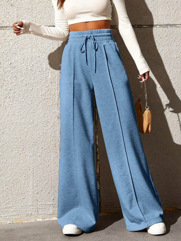 High Rise Wide Leg Sweatpants