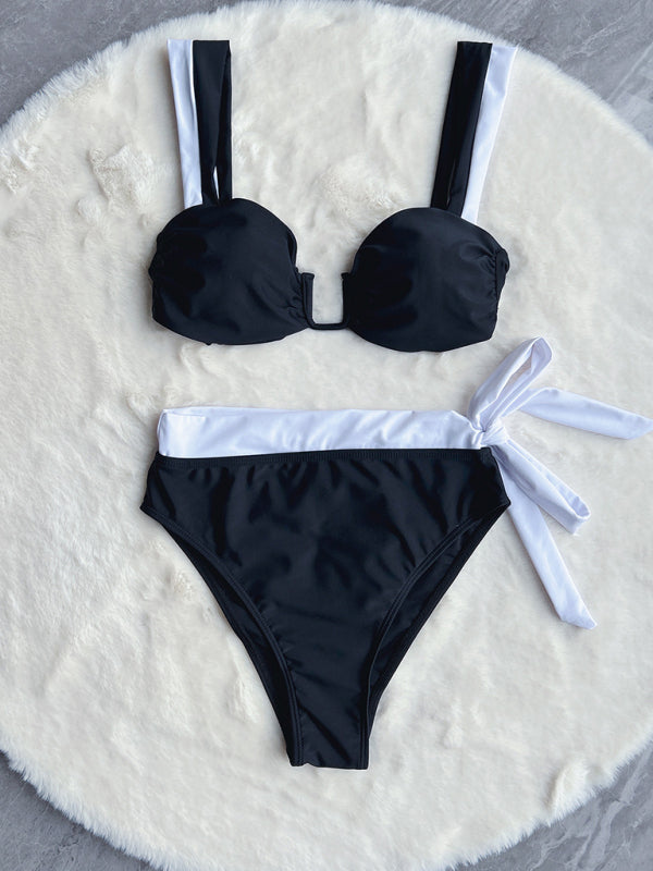 U-Wire Colorblock Bikini Set