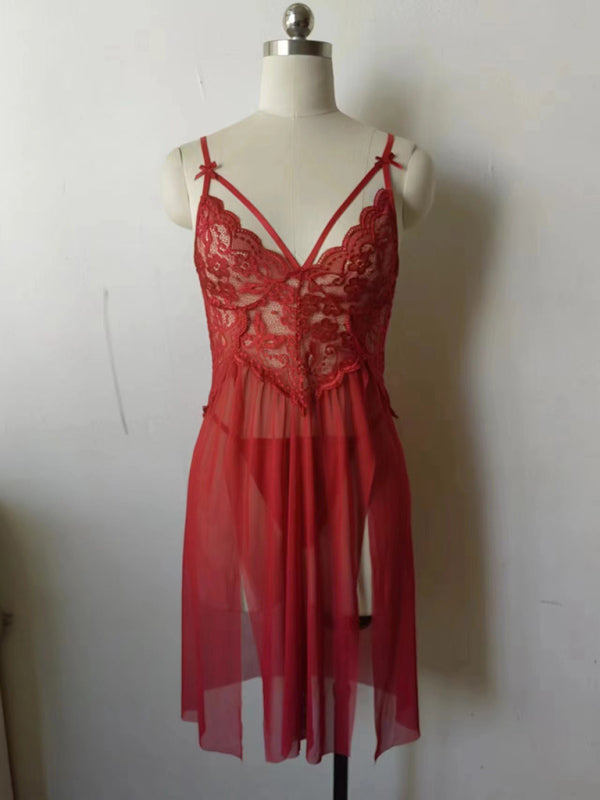 Lace Embroidery Babydoll