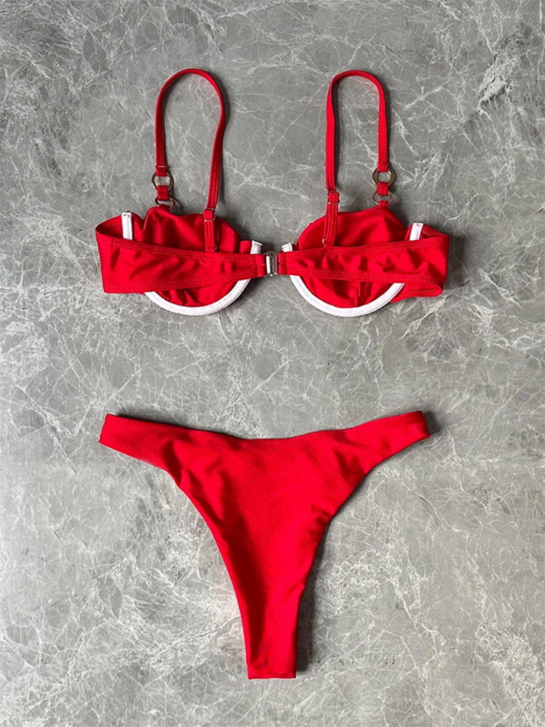 Ring Metal Hardware Bikini Set