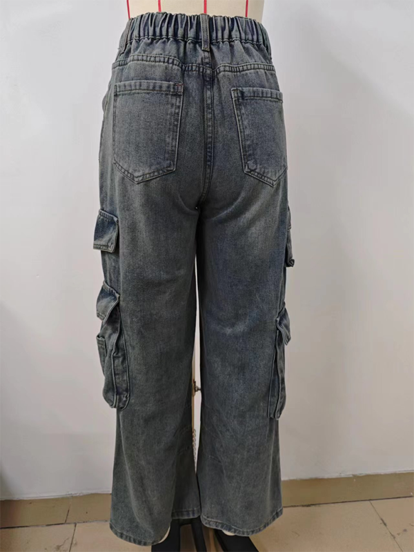 Cargo Baggy Denim Jeans