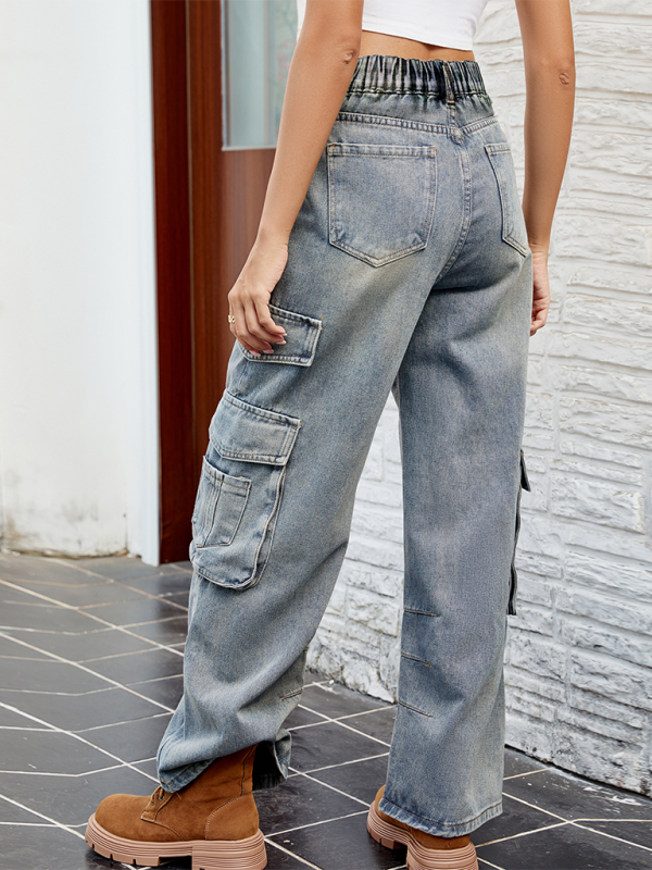 Cargo Baggy Denim Jeans