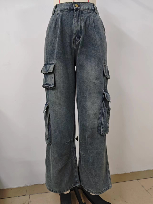 Cargo Baggy Denim Jeans