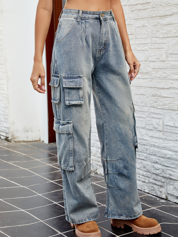 Cargo Baggy Denim Jeans