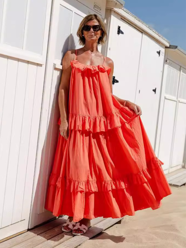 Ruffle Tiered Maxi Dress