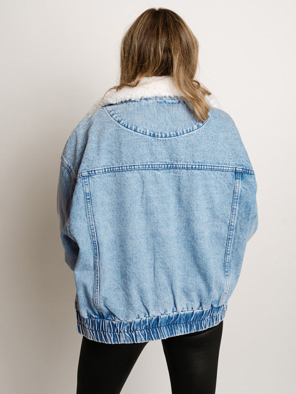 Denim Sherpa Jacket