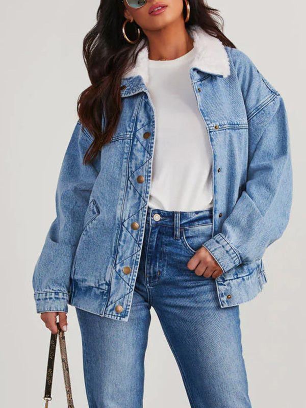 Denim Sherpa Jacket