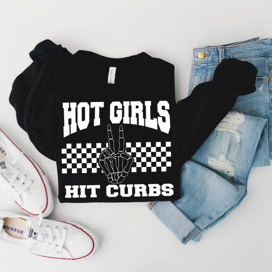 Hot Girls Hit Curbs! Sweatshirt