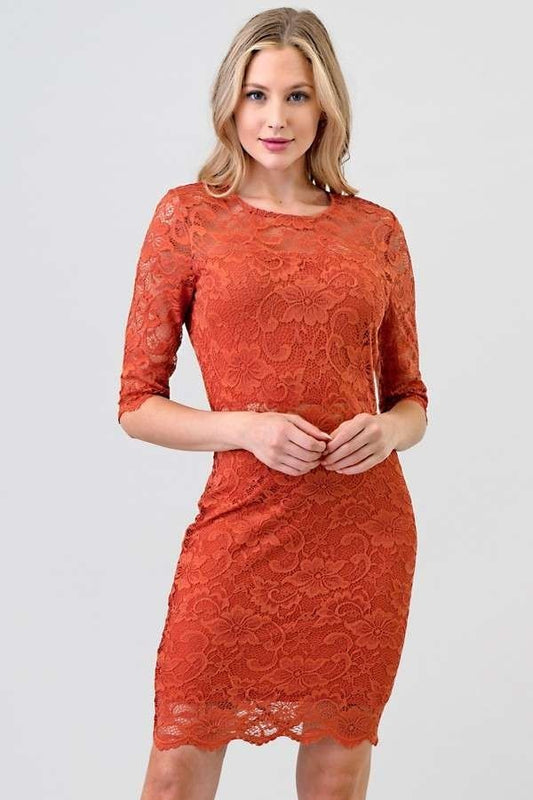Bandeau Lace Dress