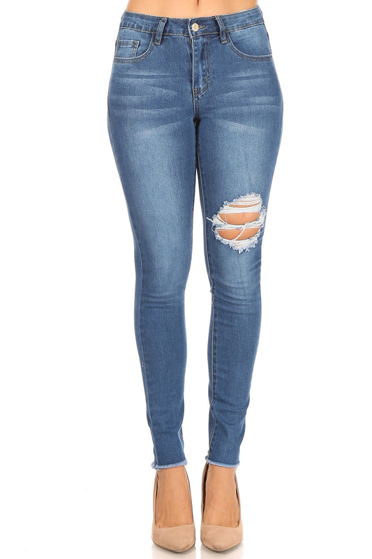 Destroyed Skinny Jeans