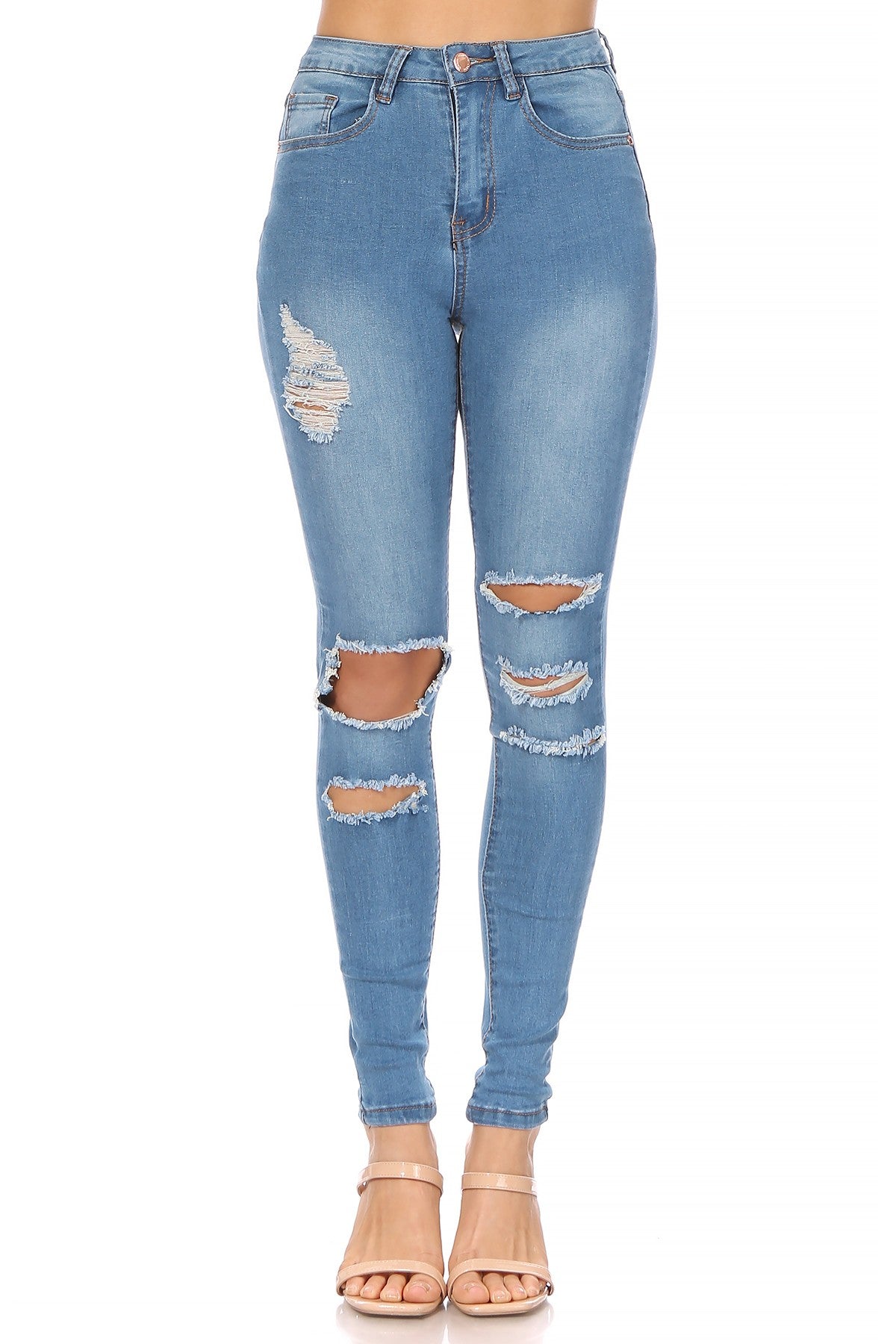 Skinny-Leg Denim Jeans